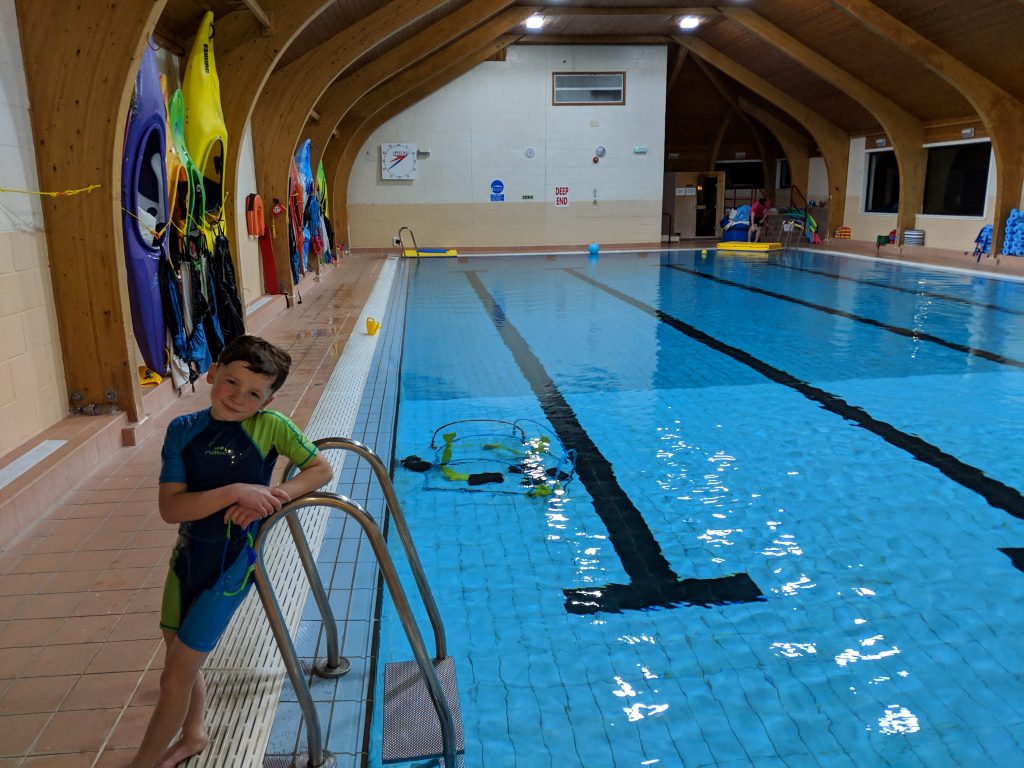 Reuben at Mallaig Pool